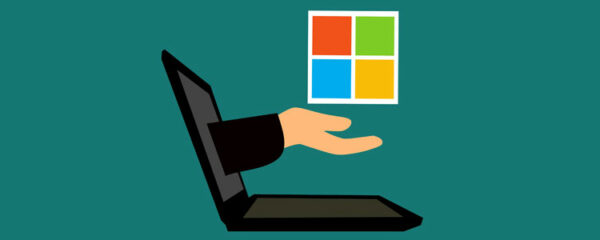 logo windows sortant d'un ordinateur